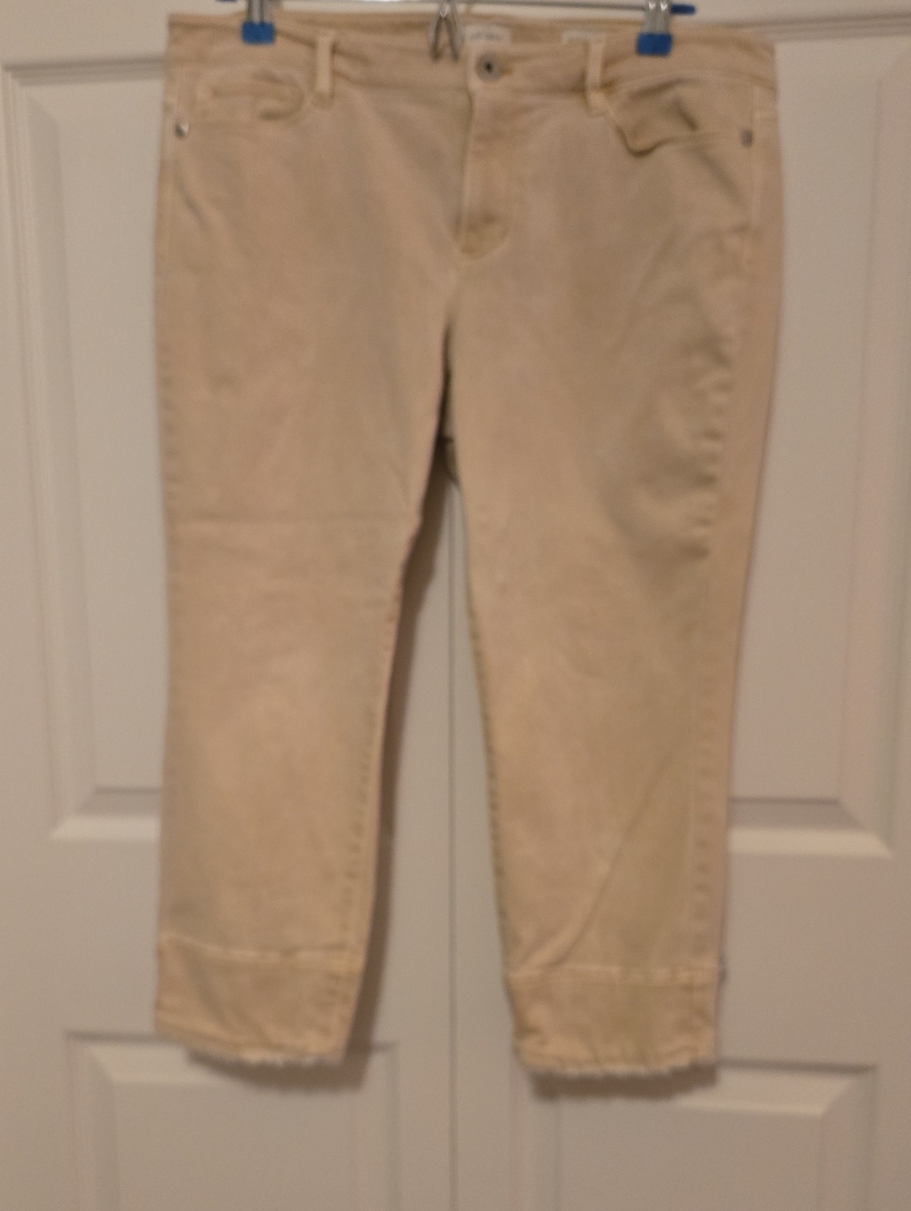 J Jill Women’s Cropped Jeans - Neutral Stretch Denim